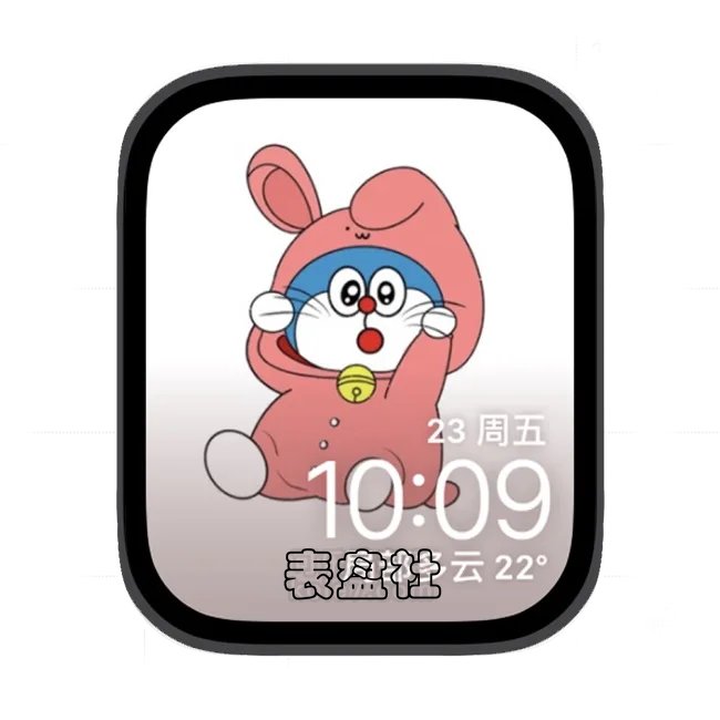 多啦梦苹果手表iwatch壁纸表盘
