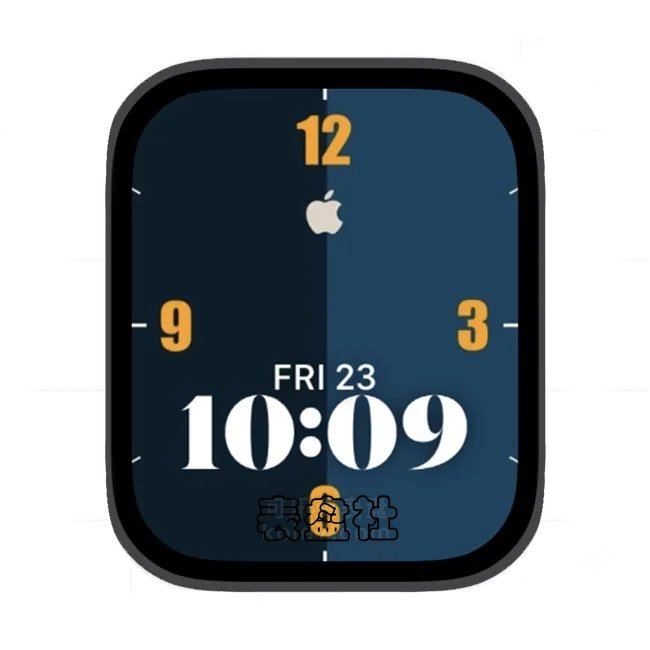 apple数字简约苹果手表iwatch壁纸人像表盘