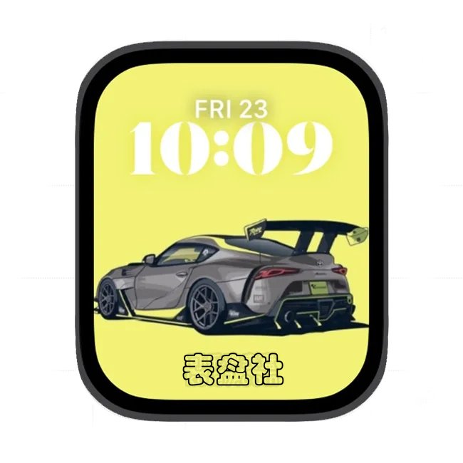 保时捷跑车苹果手表iwatch壁纸人像表盘