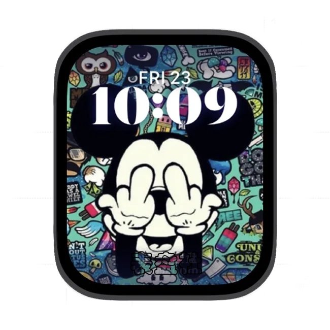 迪士尼米老鼠苹果手表iwatch壁纸人像表盘