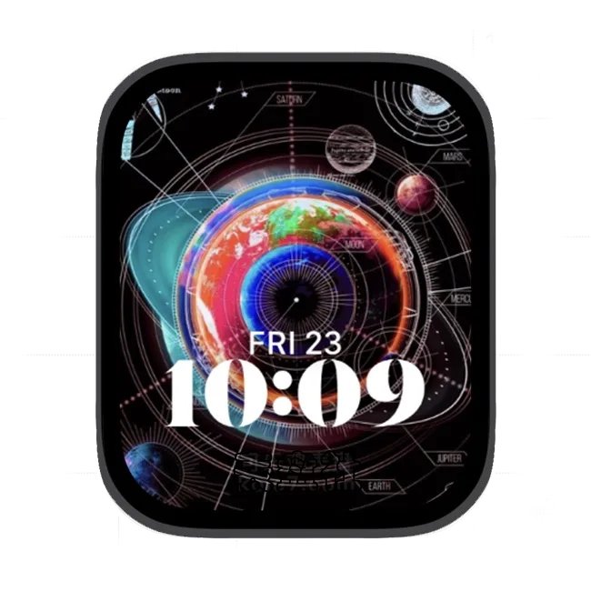 宇宙体星球苹果手表iwatch壁纸人像表盘