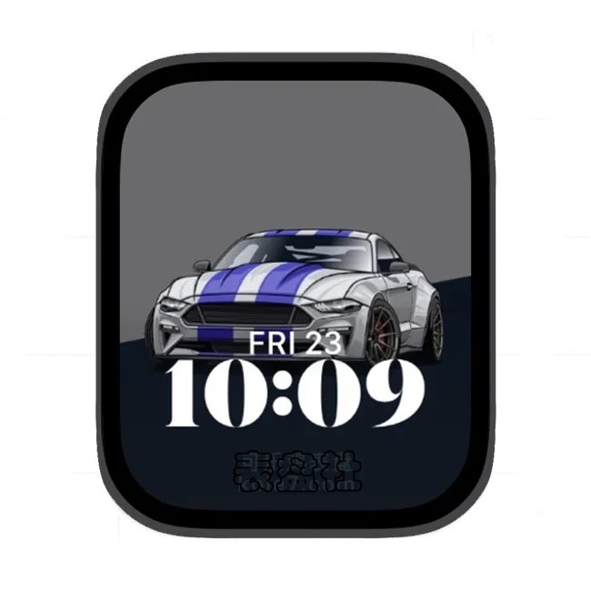 酷炫跑车苹果手表iwatch壁纸人像表盘