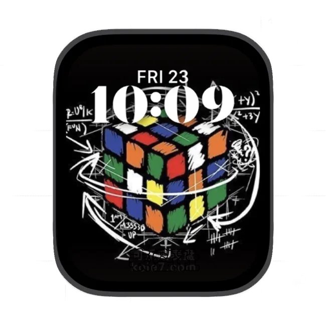 俄罗斯魔方苹果手表iwatch壁纸人像表盘