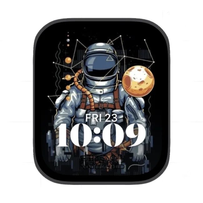 太空人苹果手表iwatch壁纸人像表盘