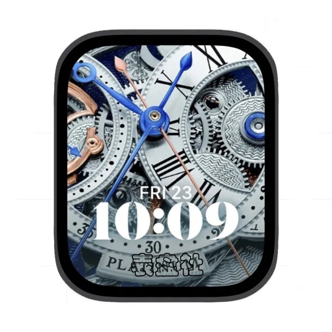 齿轮机械指针苹果手表iwatch壁纸人像表盘