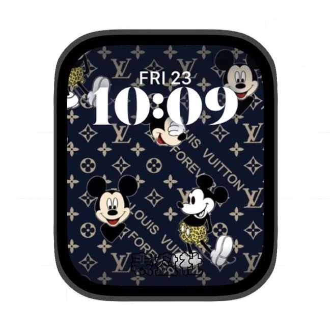 路易威登迪士尼米老鼠苹果手表iwatch壁纸人像表盘