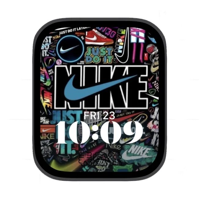 NIKE耐克运动鞋苹果手表iwatch壁纸人像表盘