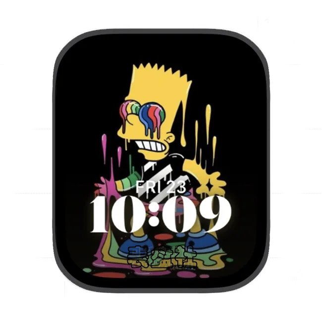 辛普森苹果手表iwatch壁纸人像表盘