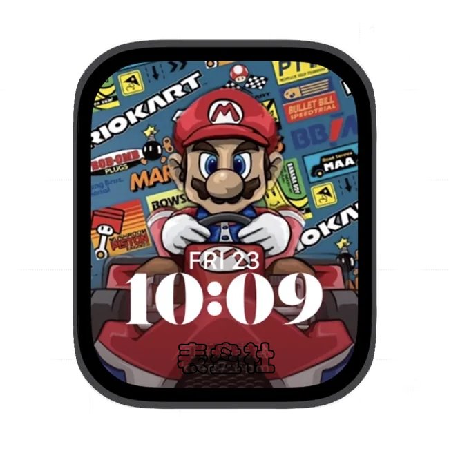 马里奥苹果手表iwatch壁纸人像表盘