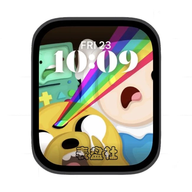 卡通苹果手表iwatch壁纸人像表盘