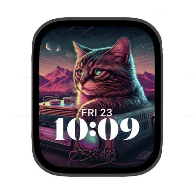 小猫咪苹果手表iwatch壁纸人像表盘