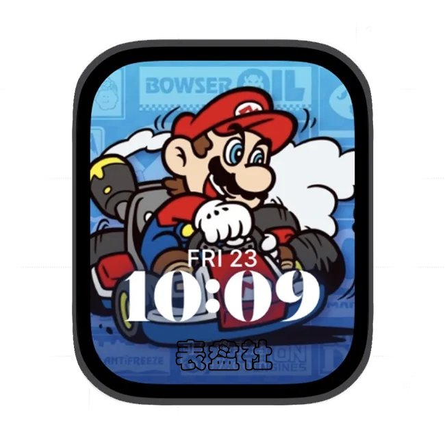 马里奥苹果手表iwatch壁纸人像表盘