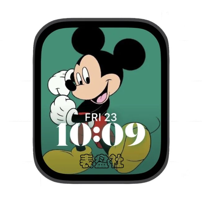 迪士尼米老鼠苹果手表iwatch壁纸人像表盘