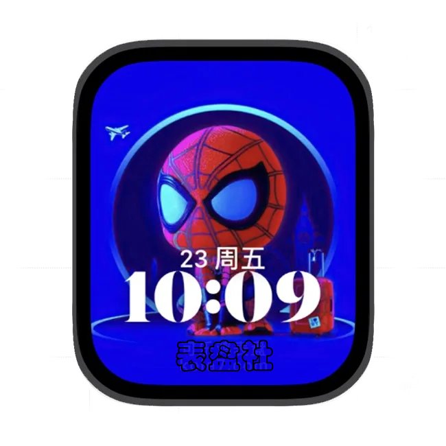 蜘蛛侠日期苹果手表iwatch壁纸人像表盘