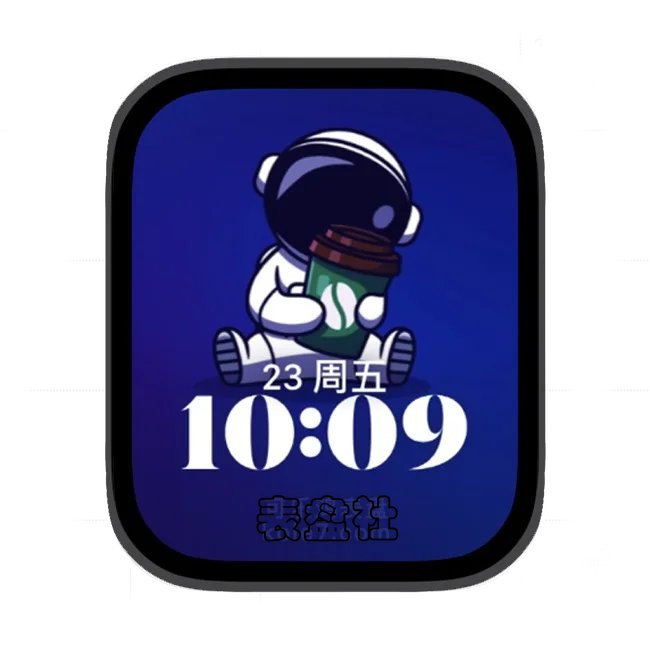 太空人苹果手表iwatch壁纸人像表盘