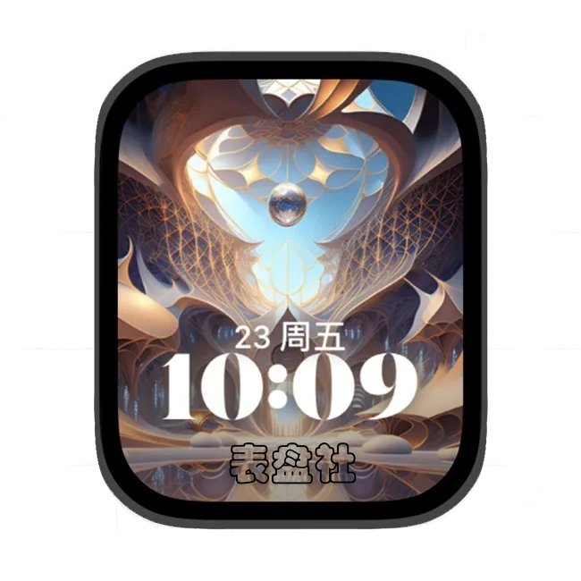 室内豪华建筑苹果手表iwatch壁纸人像表盘