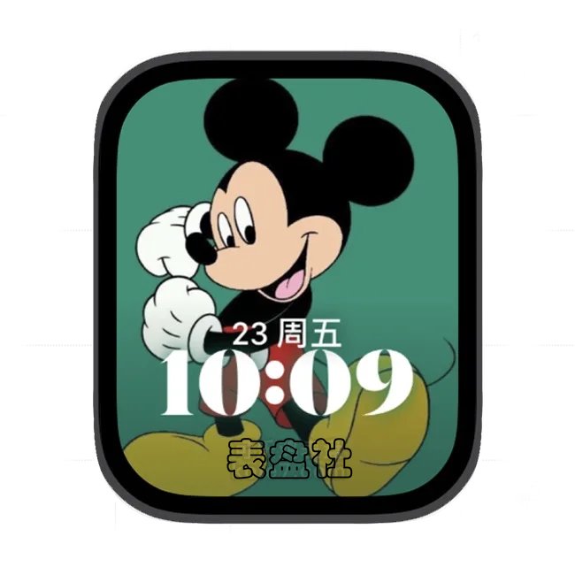 迪士尼米老鼠苹果手表iwatch壁纸人像表盘