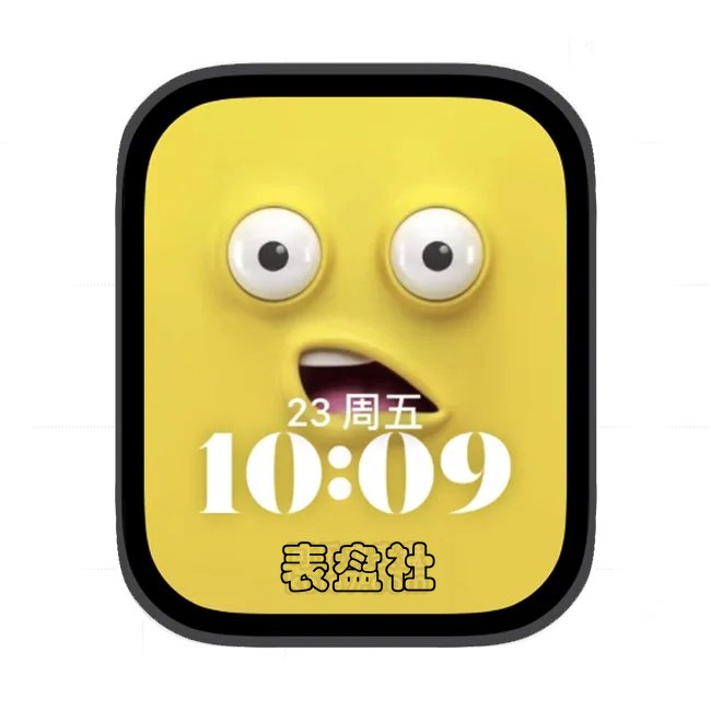 小黄人苹果手表iwatch壁纸人像表盘
