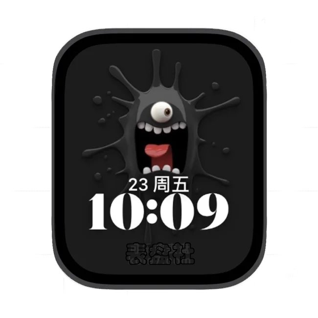独眼怪苹果手表iwatch壁纸人像表盘