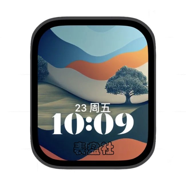 AI山原旷野苹果手表iwatch壁纸人像表盘