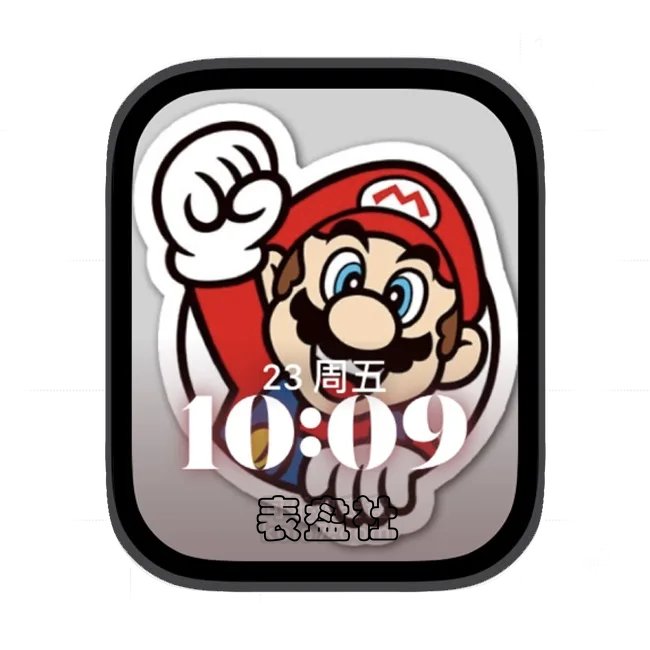 马里奥苹果手表iwatch壁纸人像表盘