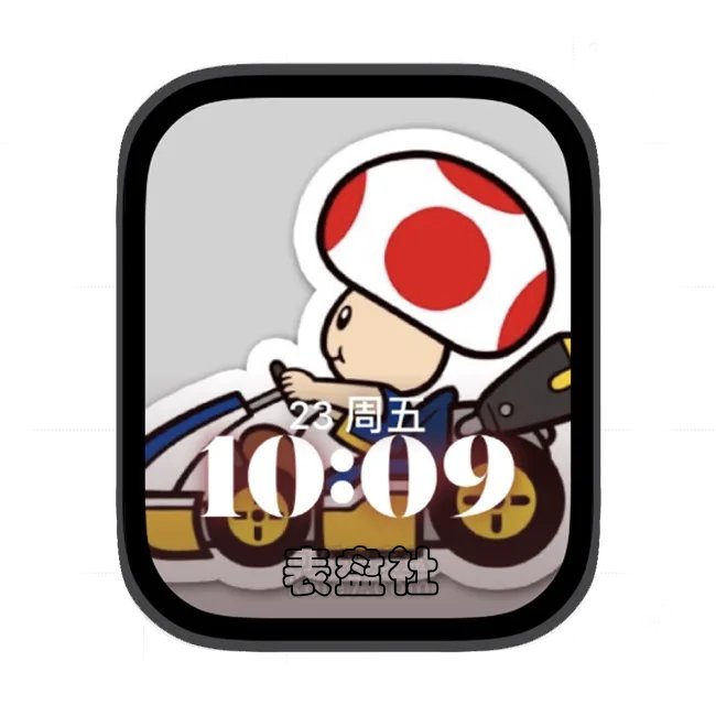 卡通苹果手表iwatch壁纸人像表盘