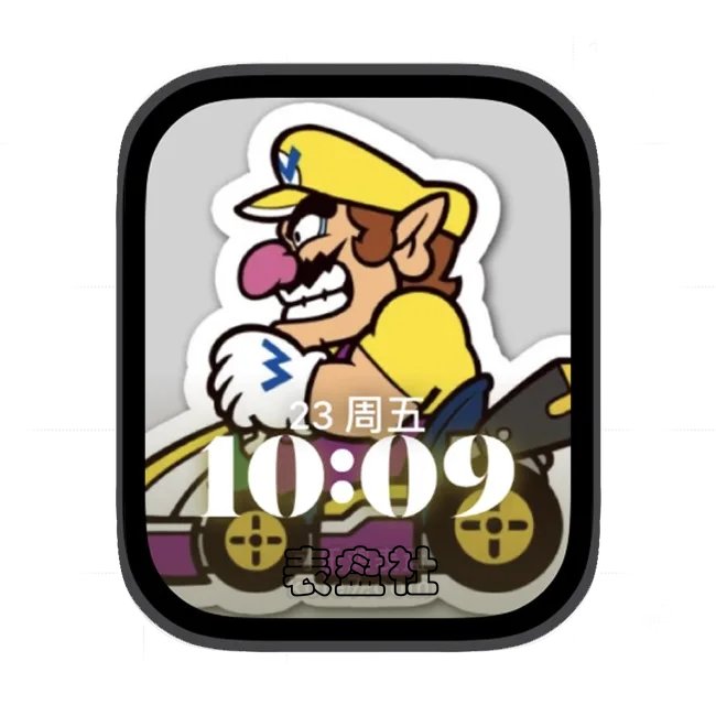 马里奥苹果手表iwatch壁纸人像表盘