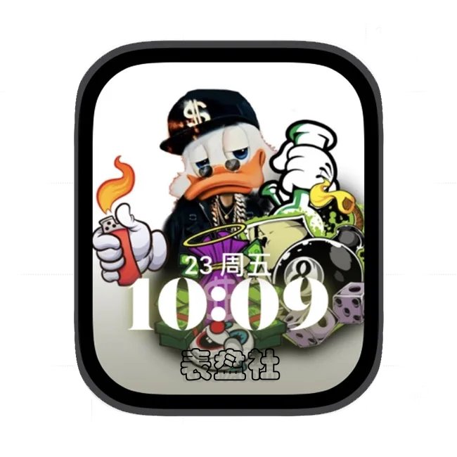 迪士尼唐老鸭苹果手表iwatch壁纸人像表盘