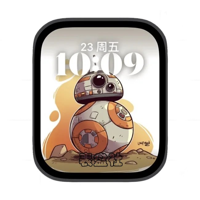 飞船苹果手表iwatch壁纸人像表盘