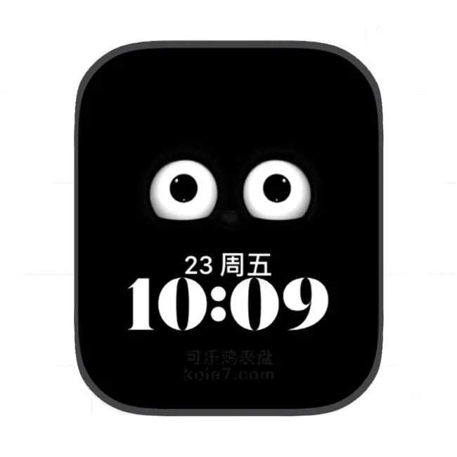 两只眼睛苹果手表iwatch壁纸人像表盘