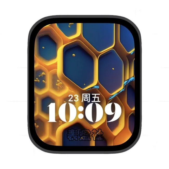.蜂窝状jpg苹果手表iwatch壁纸人像表盘