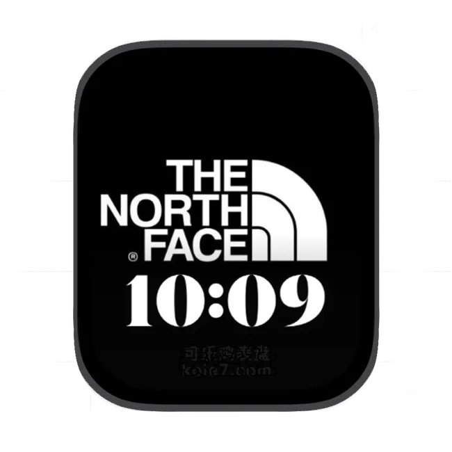 THE NORTH FACE北面简约logo苹果iwatch壁纸人像表盘