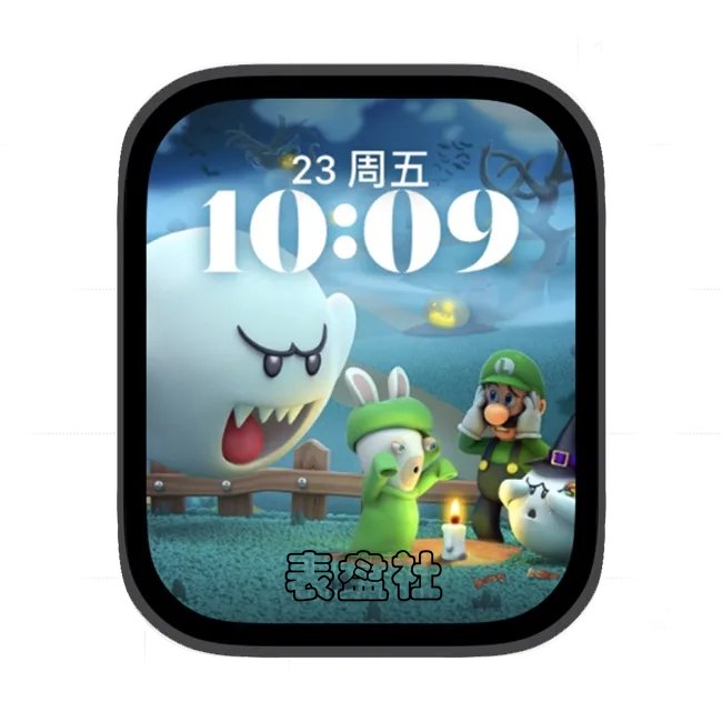 马里奥苹果手表iwatch壁纸人像表盘