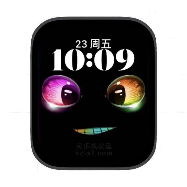 色彩眼睛苹果手表iwatch壁纸人像表盘