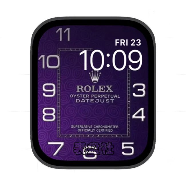 ROLEX劳力士简约数字苹果手表iwatch壁纸表盘
