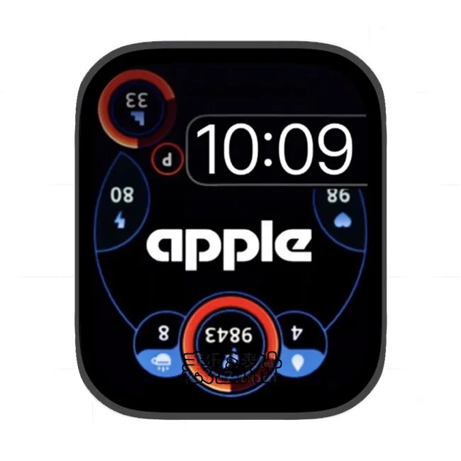 Apple天气苹果手表iwatch壁纸表盘