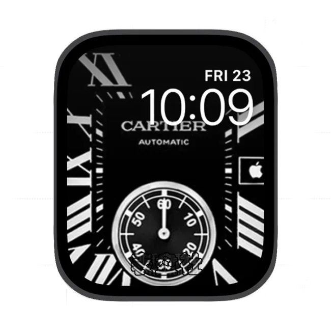 Cartier卡地亚单盘式苹果手表iwatch壁纸表盘