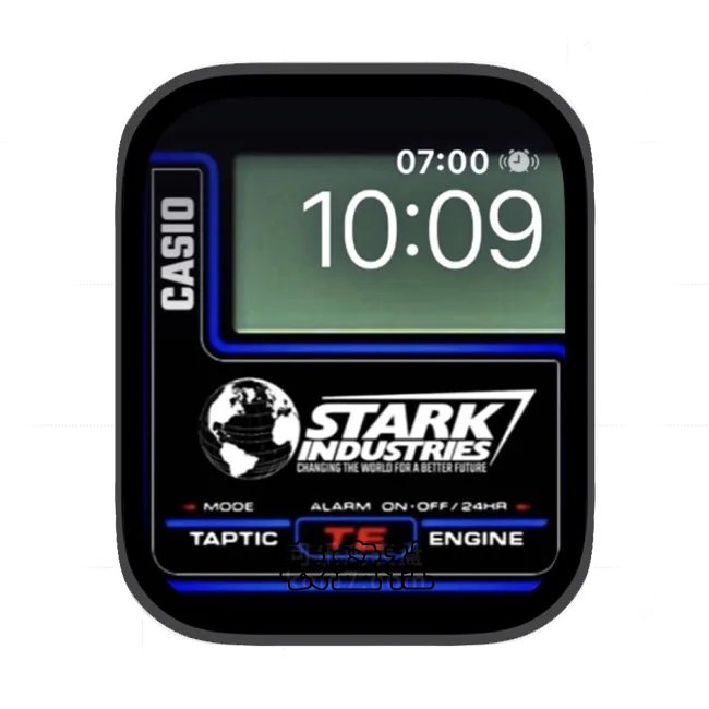 CASIO卡西欧小方屏闹钟苹果手表iwatch壁纸表盘