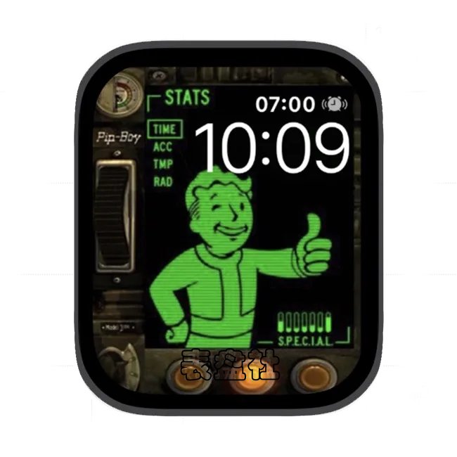 辐射游戏老头苹果手表iwatch壁纸表盘