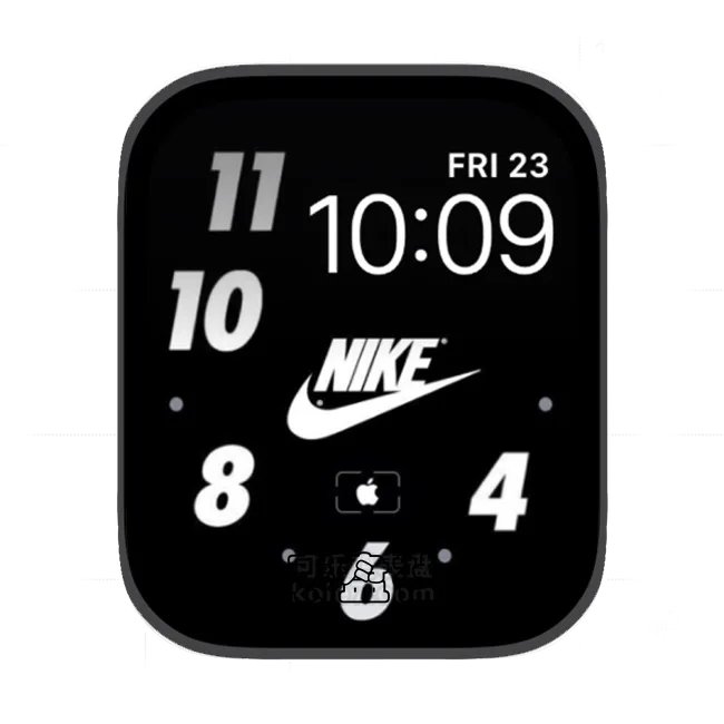 NIKE耐克数字简约苹果手表iwatch壁纸表盘