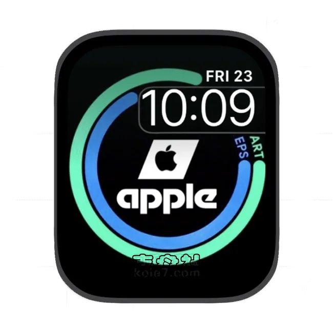 apple双圆环苹果手表iwatch壁纸表盘