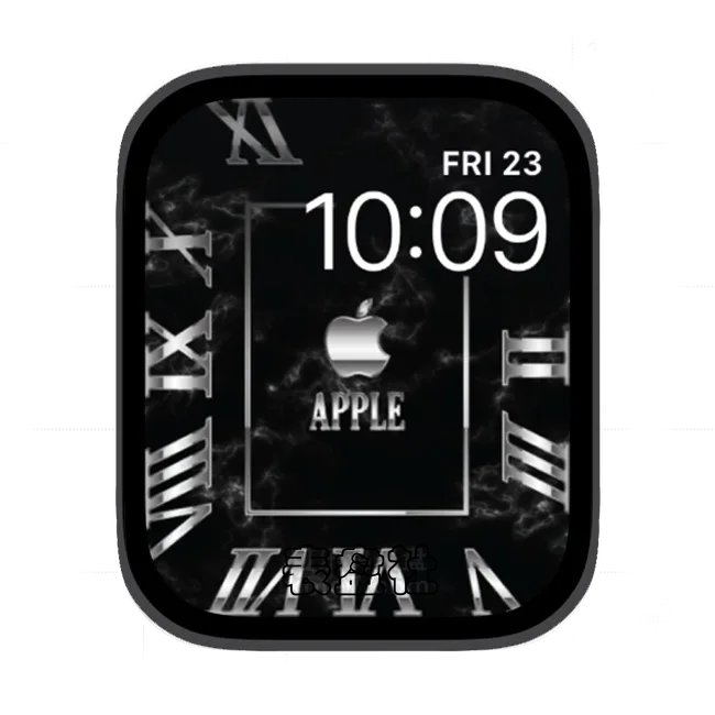 apple酷黑色苹果手表iwatch壁纸表盘