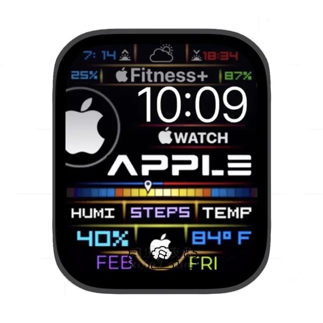 Apple Watch多功能天气苹果手表iwatch壁纸表盘