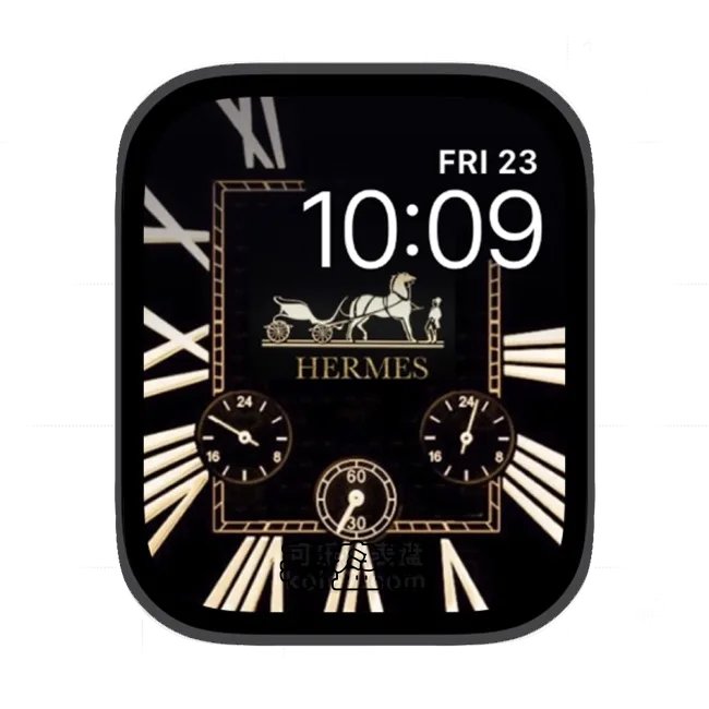 HERMES爱马仕三盘式苹果手表iwatch壁纸表盘