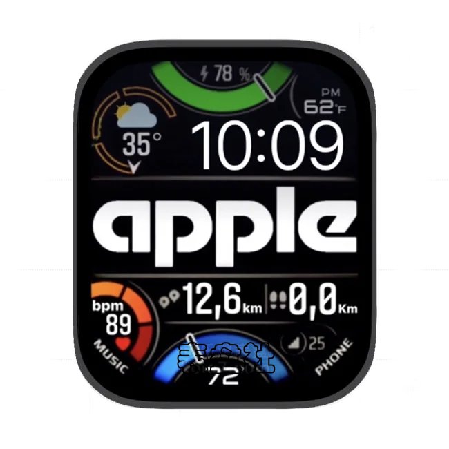 apple天气苹果手表iwatch壁纸表盘