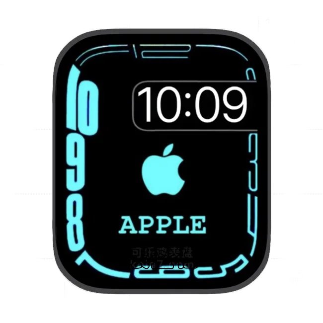 Apple Watch颜色轮廓简约苹果手表iwatch壁纸表盘