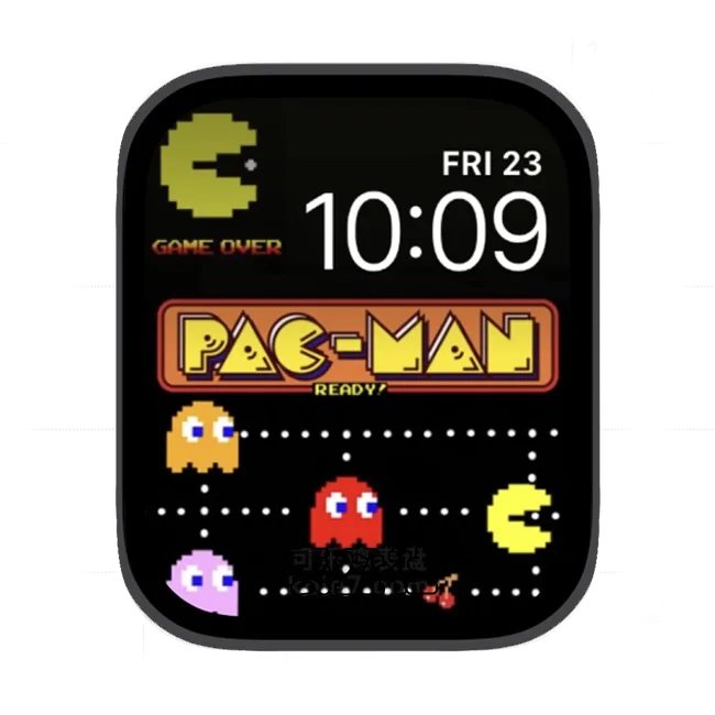 经典吃豆小游戏苹果手表iwatch壁纸表盘