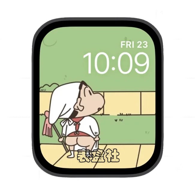 蜡笔小新苹果手表iwatch壁纸表盘
