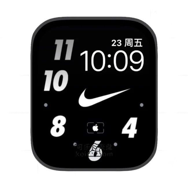 NIKE耐克数字简约苹果手表iwatch壁纸表盘