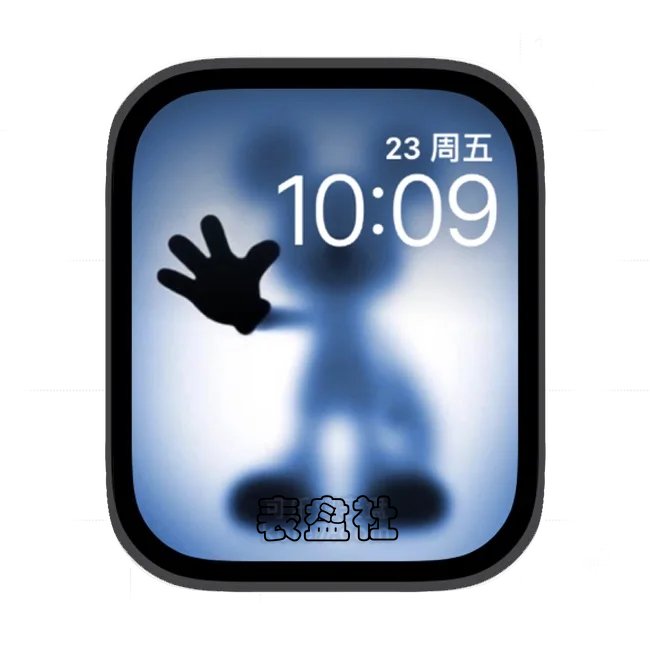 朦胧熊苹果手表iwatch壁纸表盘